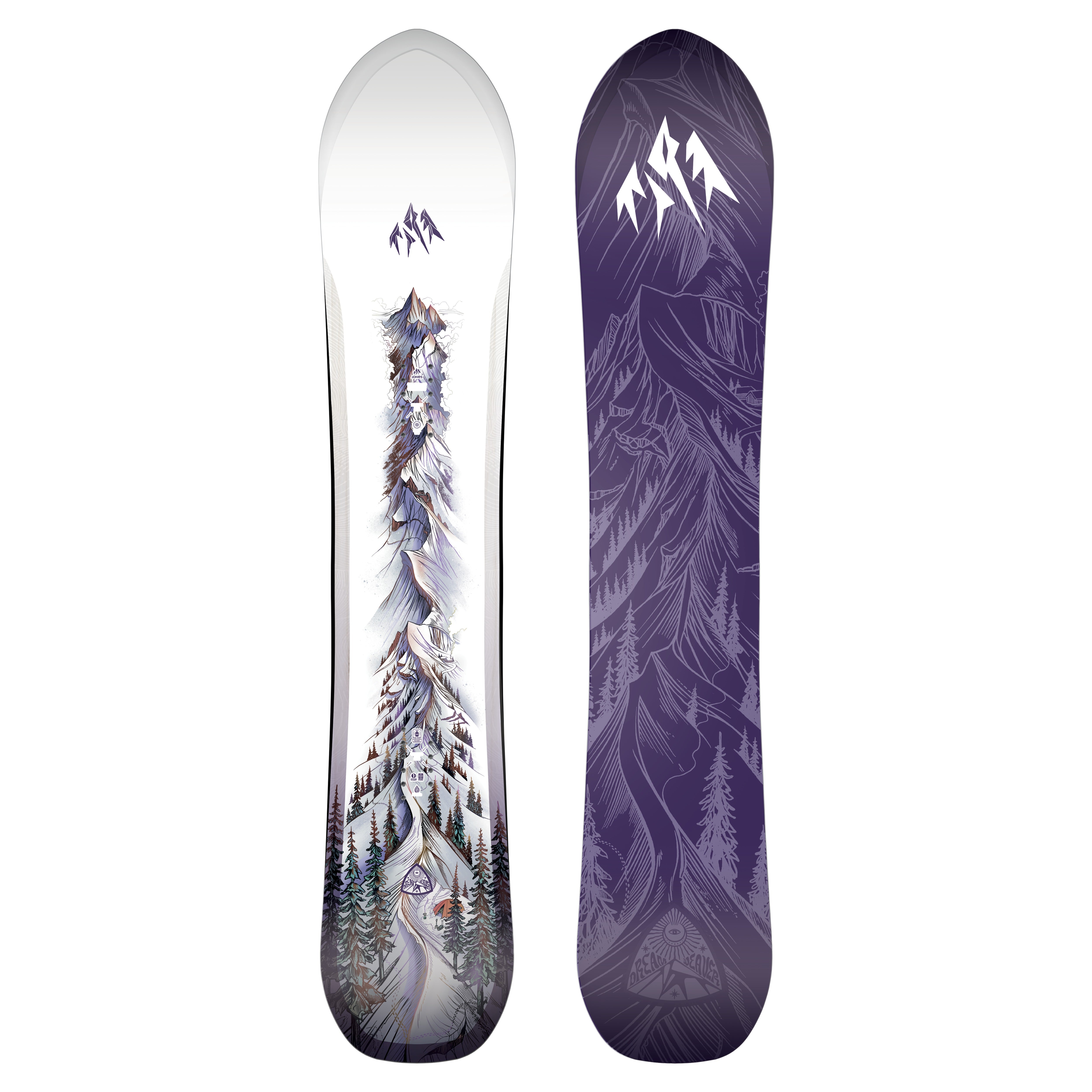 Jones Women's Dream Weaver 2.0 Snowboard 2026/2027, White